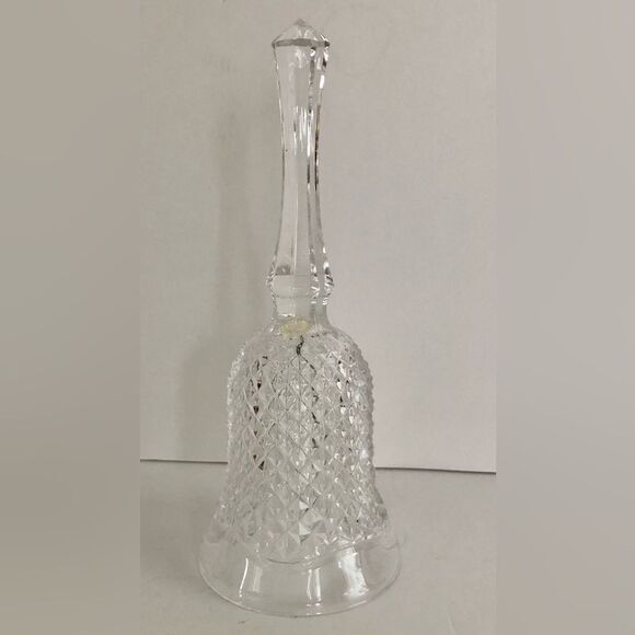 CRYSTAL BELL 7.5 " TALL DECORATIVE, COLLECTIBLE BELLS - Picture 1 of 6